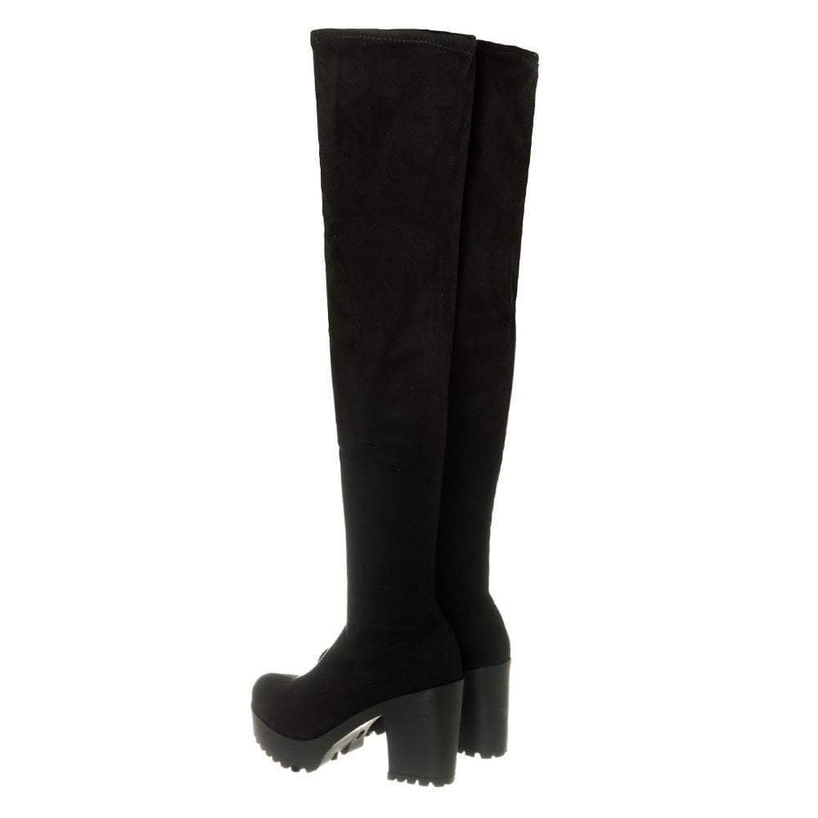 BLACK SUEDETTE