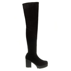 BLACK SUEDETTE