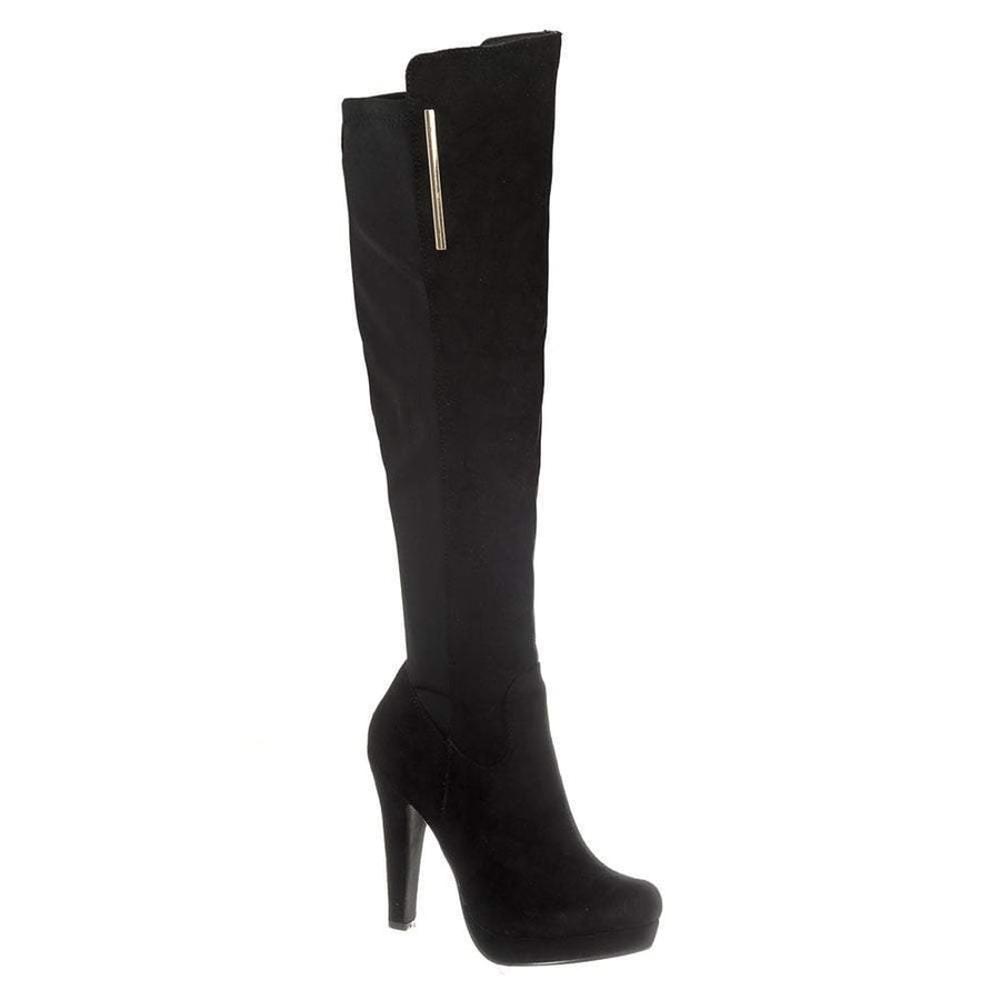 BLACK SUEDETTE