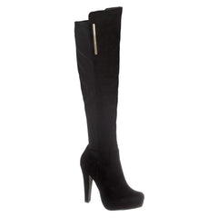 BLACK SUEDETTE