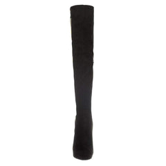 BLACK SUEDETTE
