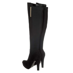 BLACK SUEDETTE