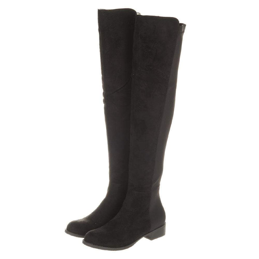 BLACK SUEDETTE