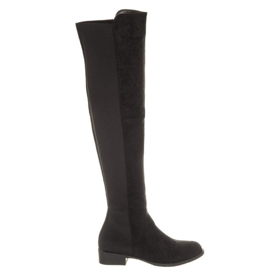 BLACK SUEDETTE