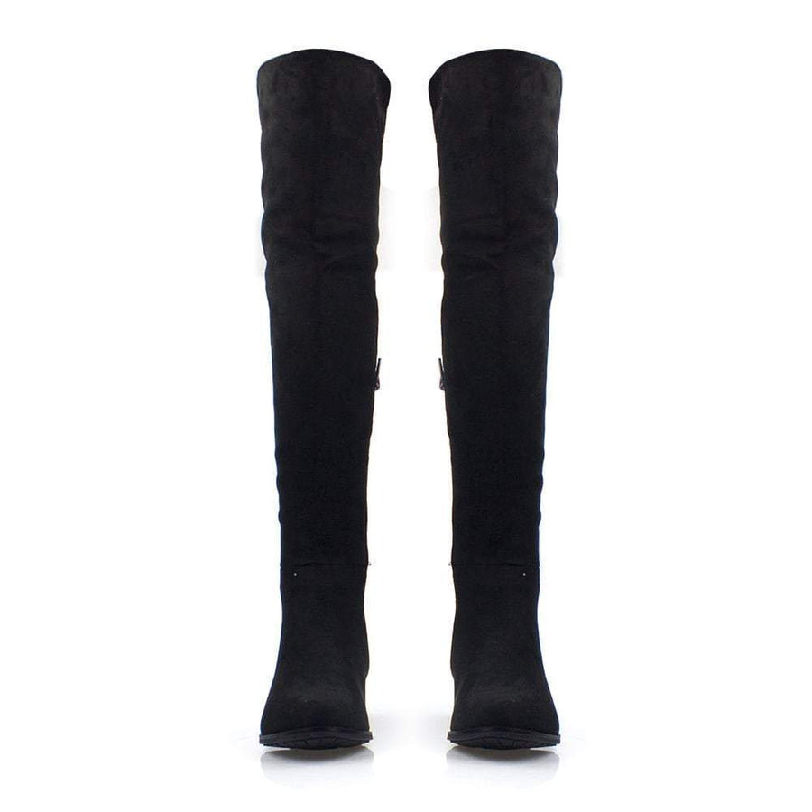 BLACK SUEDETTE