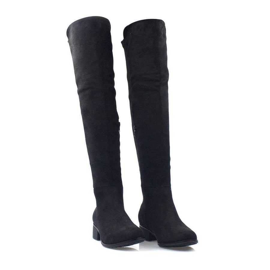 BLACK SUEDETTE