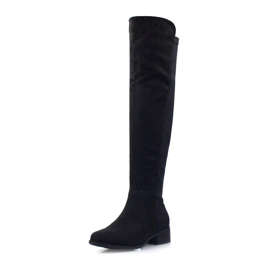 BLACK SUEDETTE