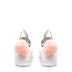 WHITE SUEDETTE
