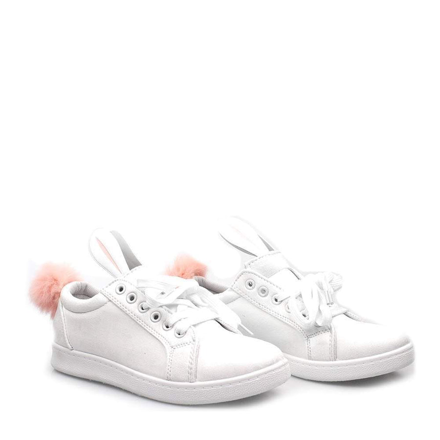 WHITE SUEDETTE