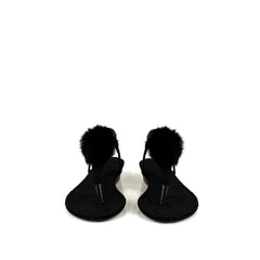 BLACK SUEDETTE