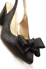 Kirra slingback with bow trim court