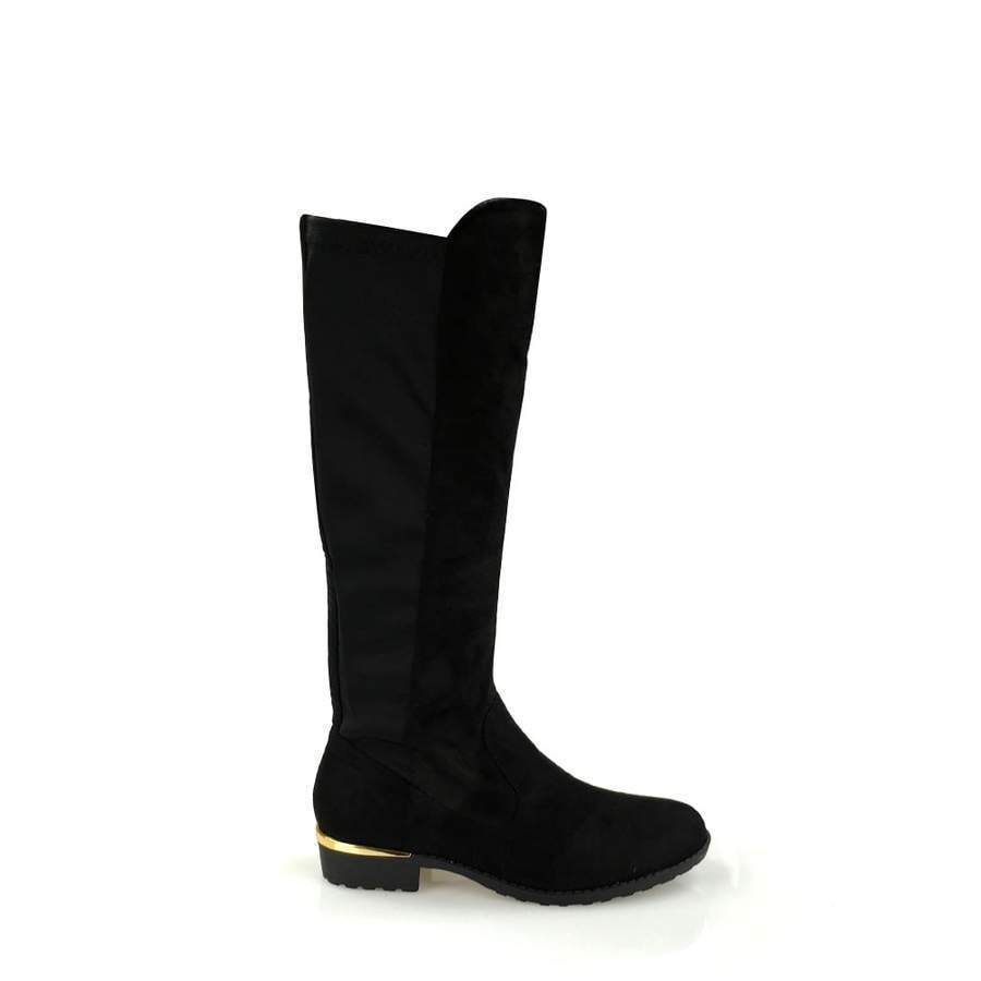 BLACK SUEDETTE