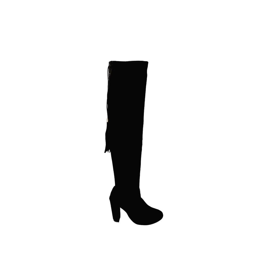 BLACK SUEDETTE