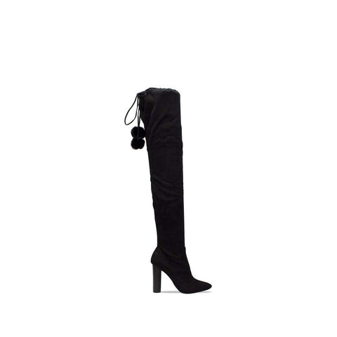 BLACK SUEDETTE