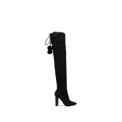 BLACK SUEDETTE