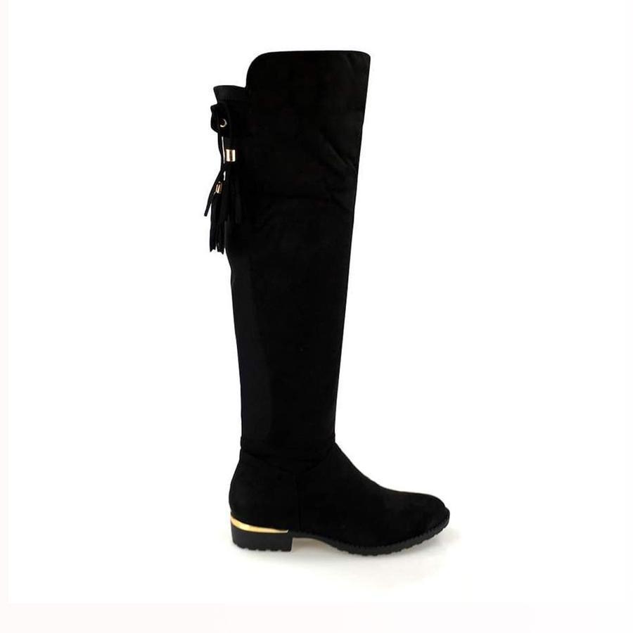 BLACK SUEDETTE