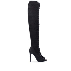BLACK SUEDETTE