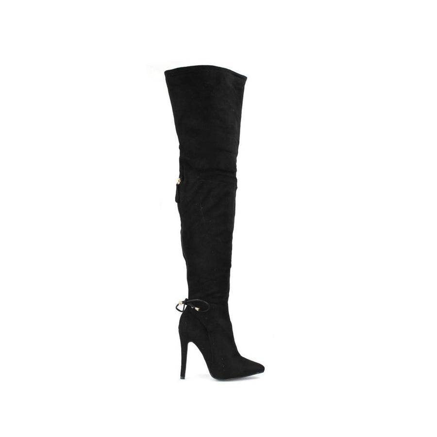 BLACK SUEDETTE