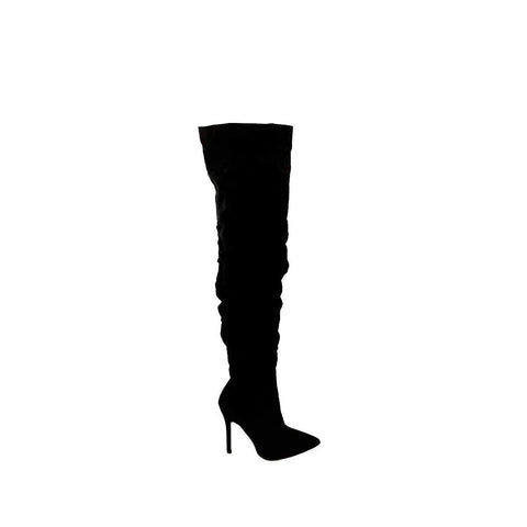 BLACK SUEDETTE