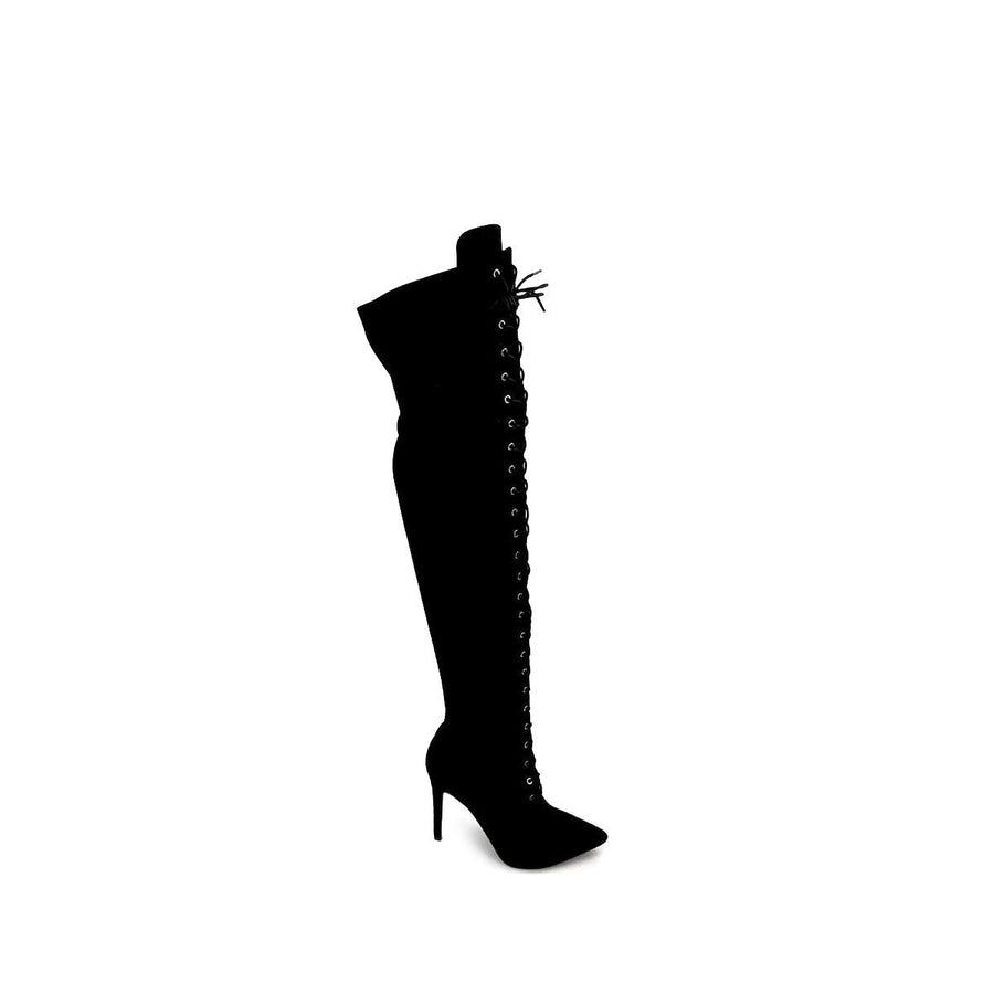 BLACK SUEDETTE