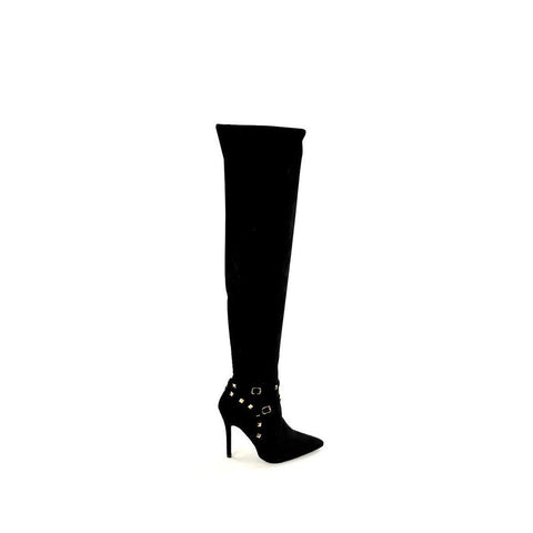BLACK SUEDETTE