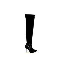 BLACK SUEDETTE