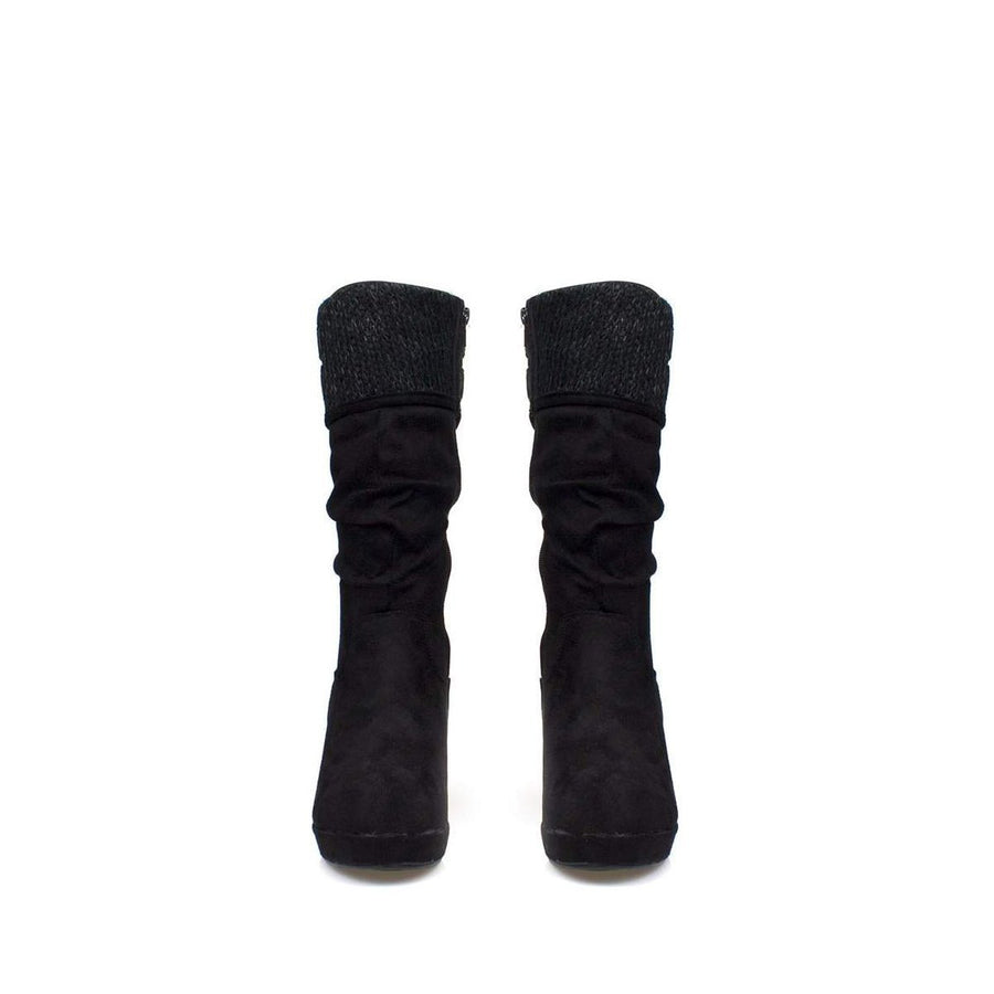 BLACK SUEDETTE