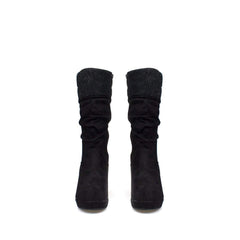 BLACK SUEDETTE