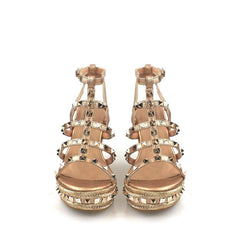 Nelma anklestrap with studs wedge