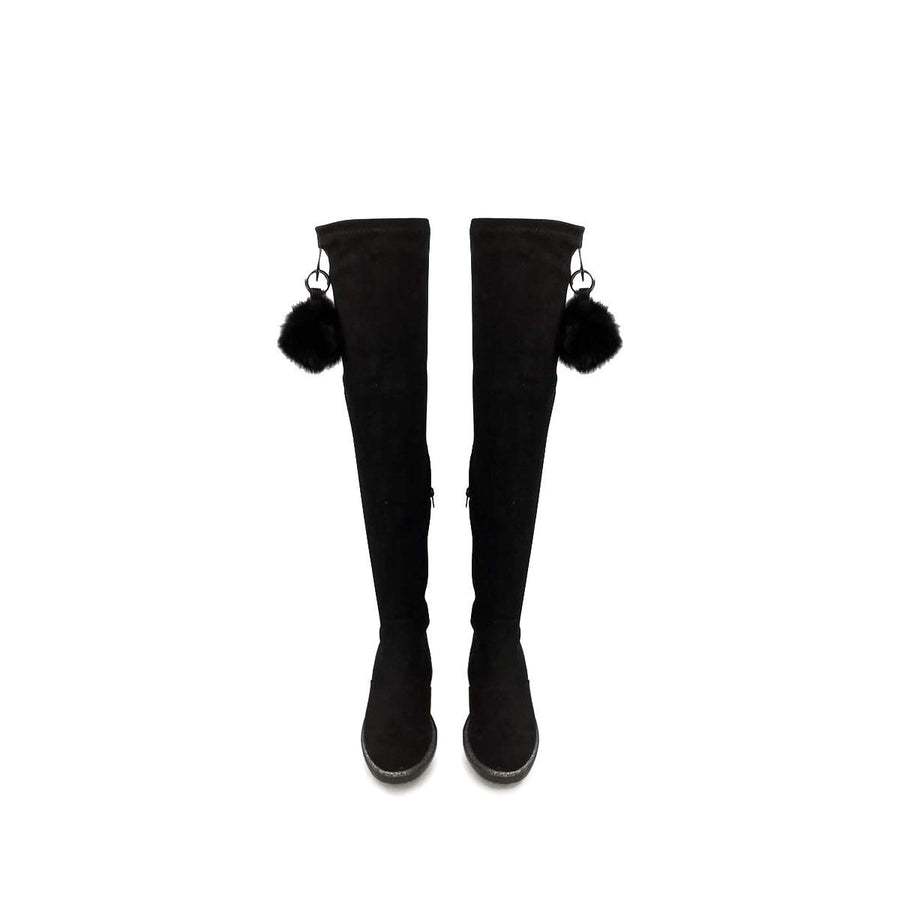BLACK SUEDETTE