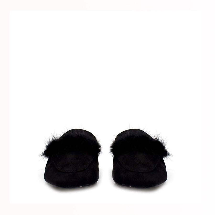 BLACK SUEDETTE