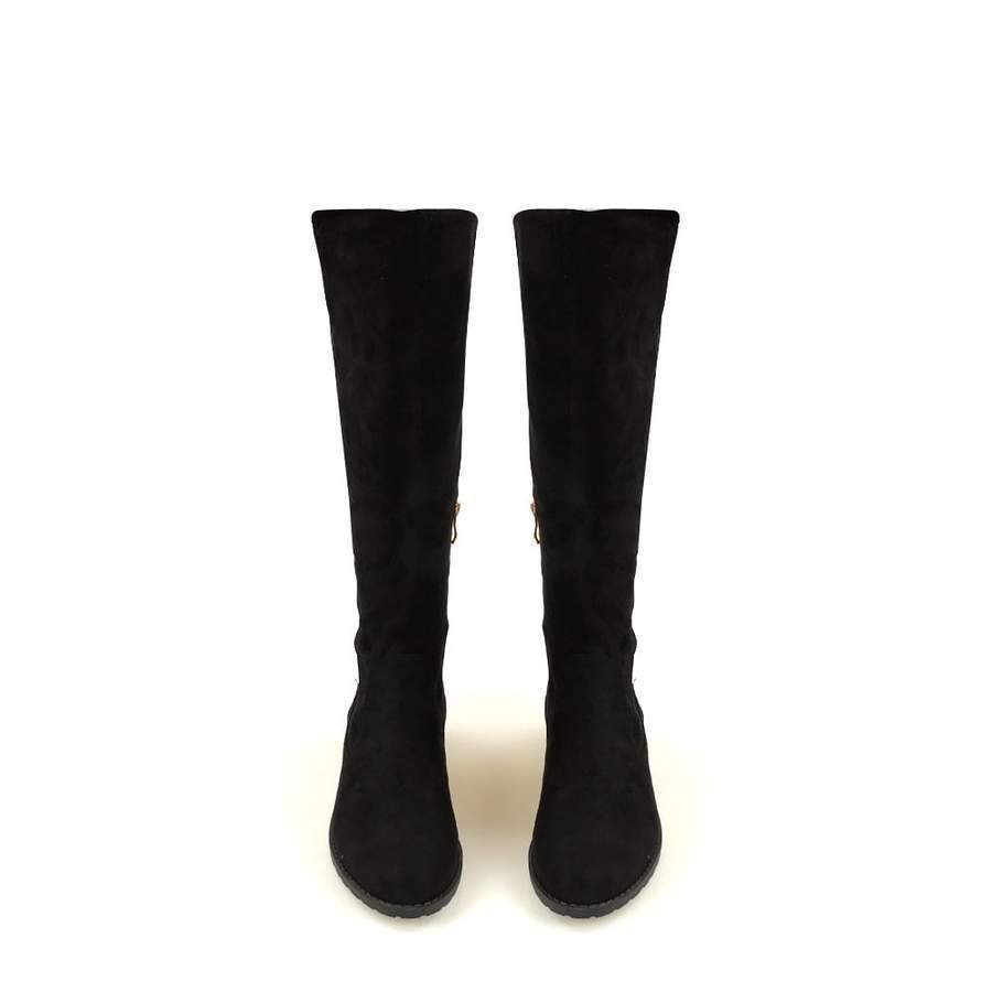 BLACK SUEDETTE