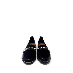 Latasha stitched bow tasselled loafer