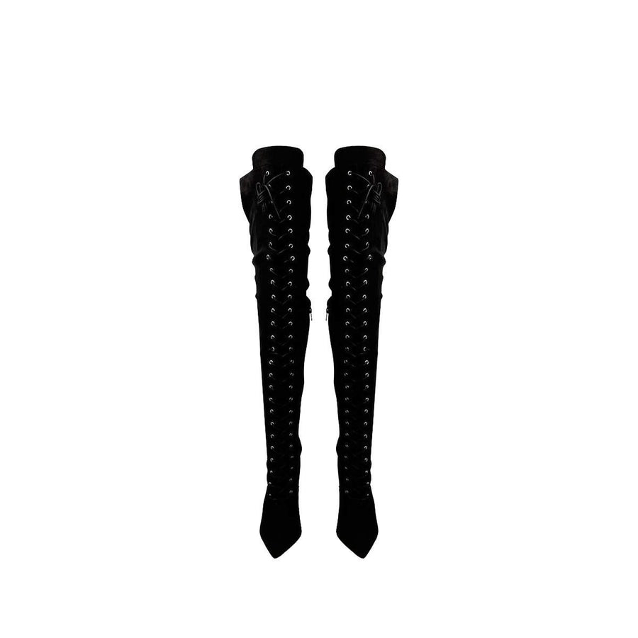 BLACK SUEDETTE