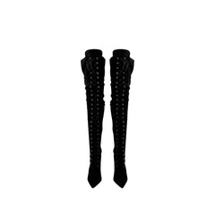 BLACK SUEDETTE