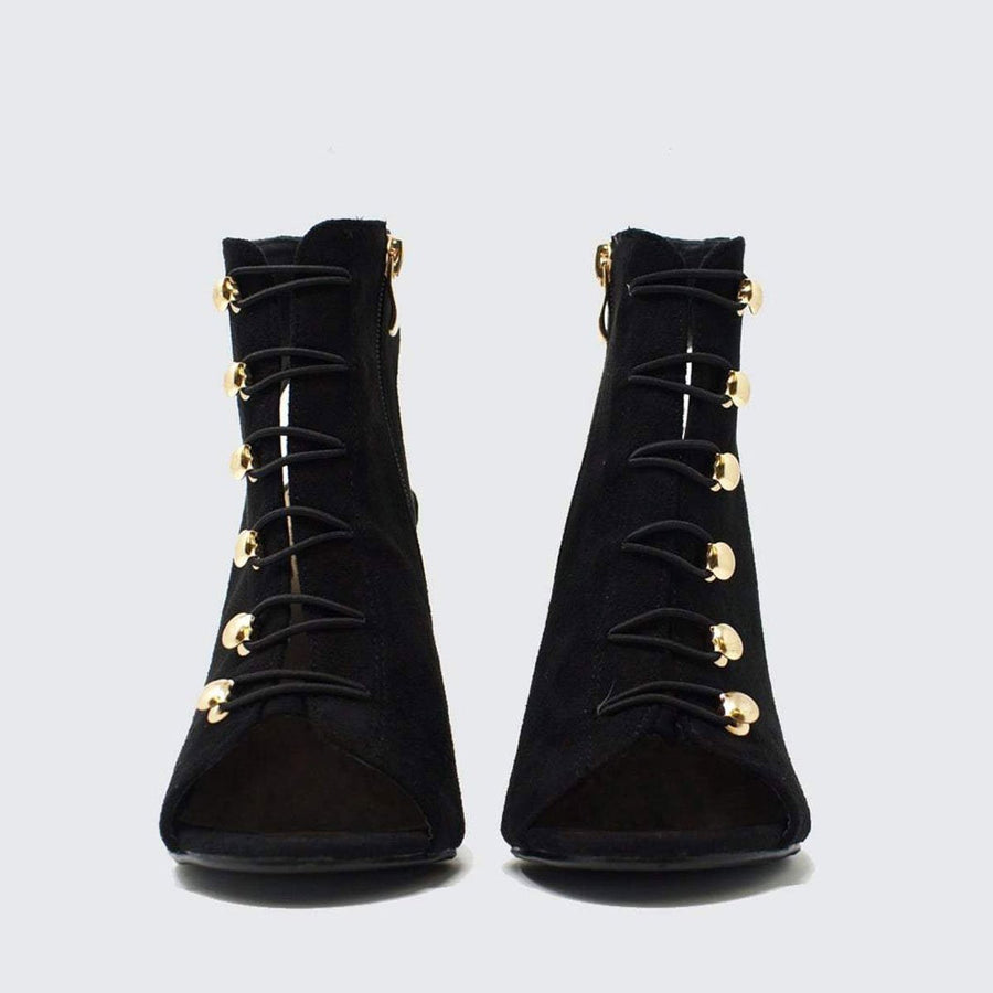 BLACK SUEDETTE
