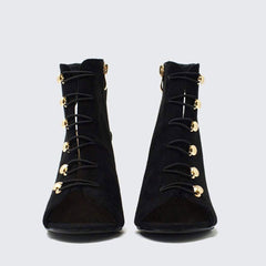 BLACK SUEDETTE