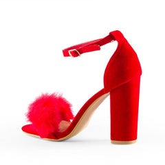 RED SUEDE