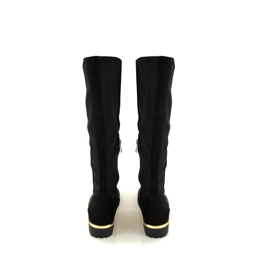 BLACK SUEDETTE