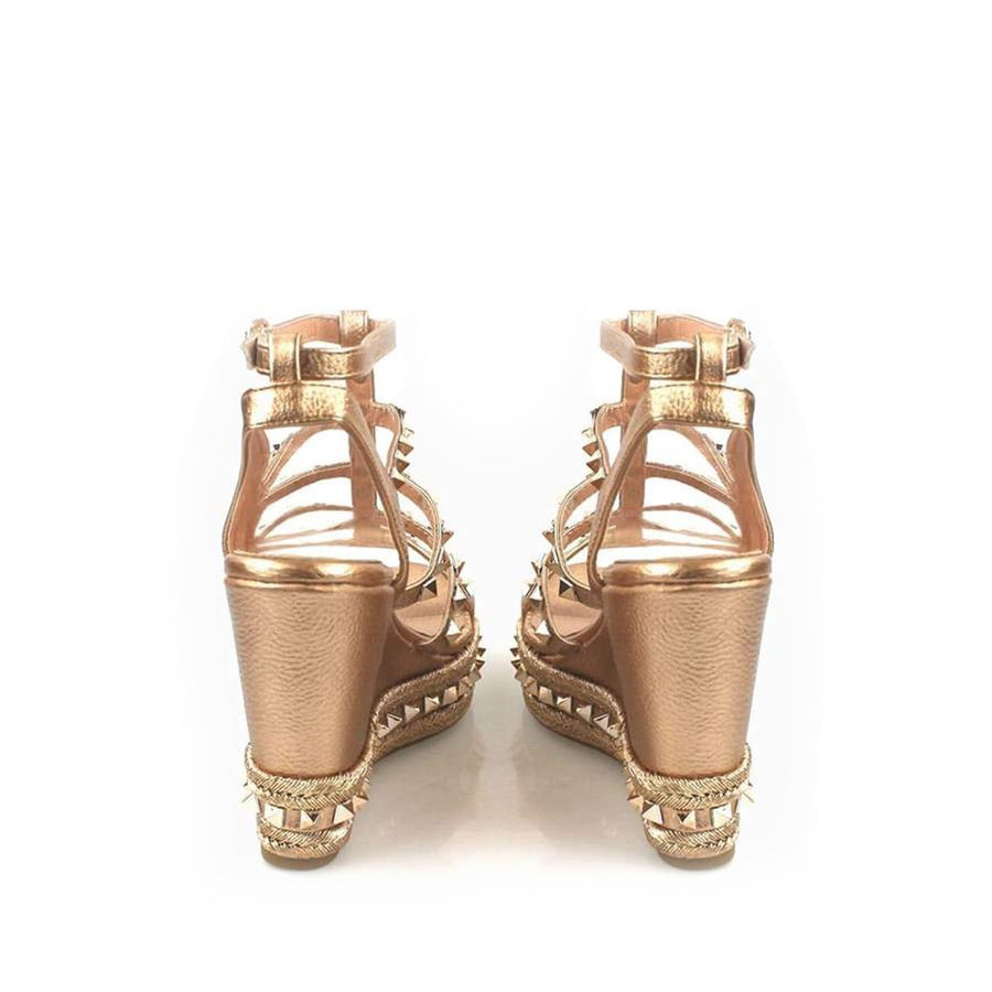 Nelma anklestrap with studs wedge