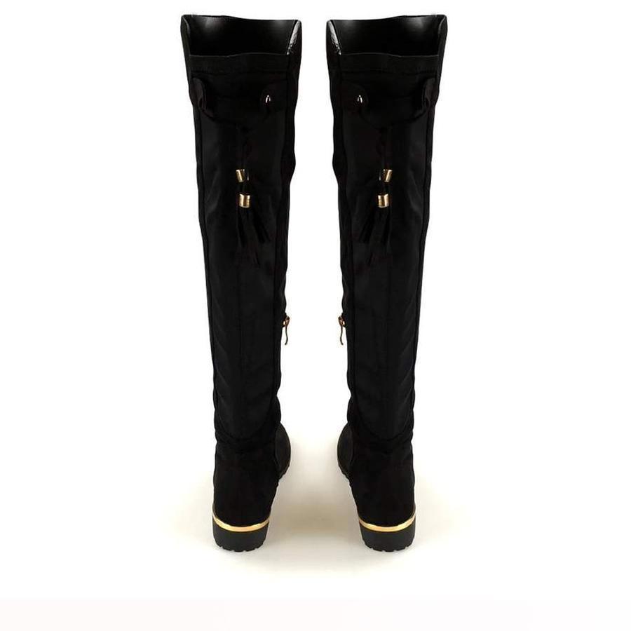 BLACK SUEDETTE
