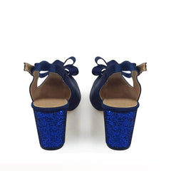 NAVY SATIN