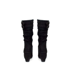 BLACK SUEDETTE