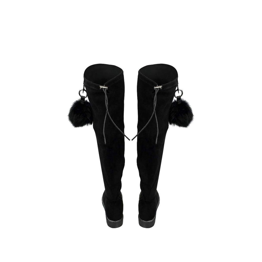 BLACK SUEDETTE