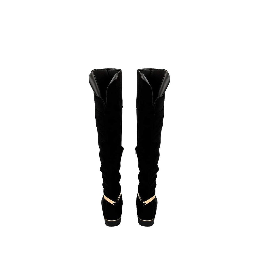 BLACK SUEDETTE