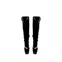 BLACK SUEDETTE