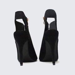 BLACK SUEDETTE