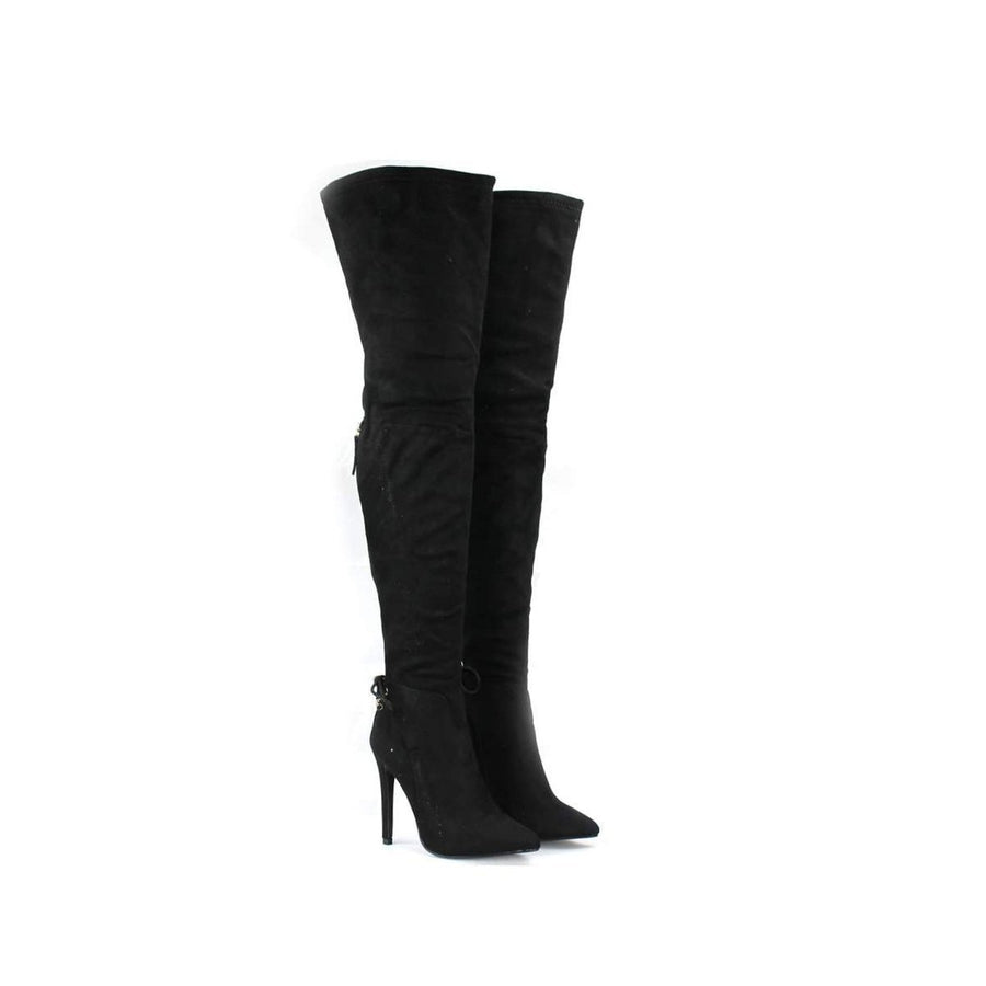 BLACK SUEDETTE
