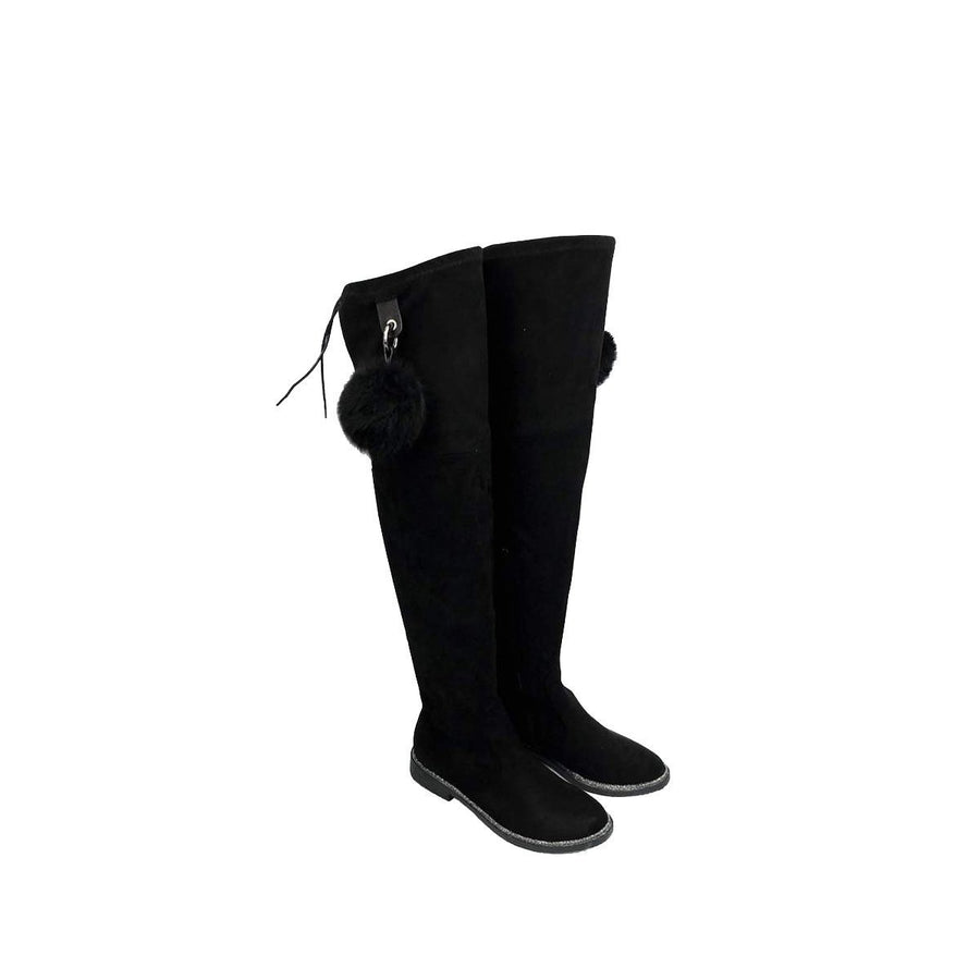BLACK SUEDETTE
