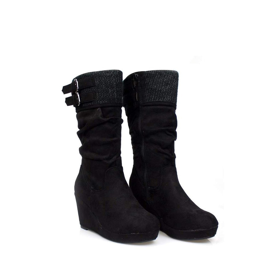 BLACK SUEDETTE